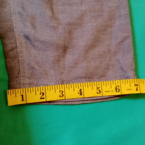 SOMETHING ELSE BY NATALIE WOOD, TAB FRONT BLUE PANTS, SIZE 4 - Picture 11 of 13